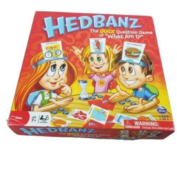 Hedbanz Spin Master Hedbanz What Am I? Board Game - Picture 3 of 4